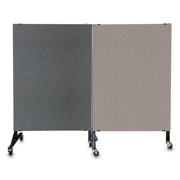 Enclosed Corkboard, 3 Door, 96"x48", 4" Fra